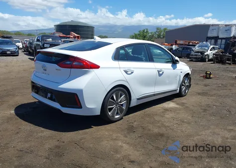 2019 Hyundai Ioniq Hybrid Limited z USA, uszkodzony, nr VIN KMHC05LC0KU121182